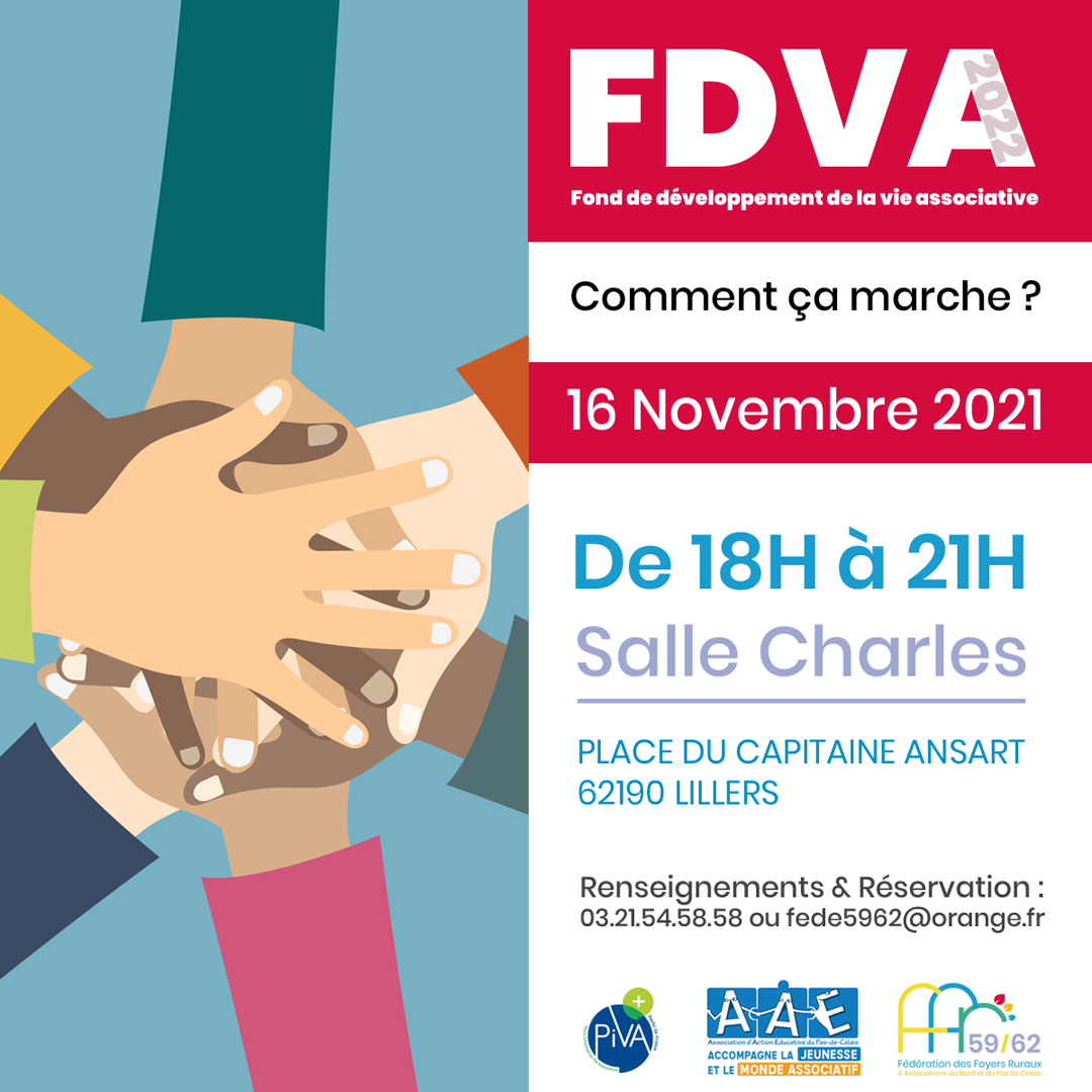 Bientôt formation FDVA Foyers Ruraux 59 62
