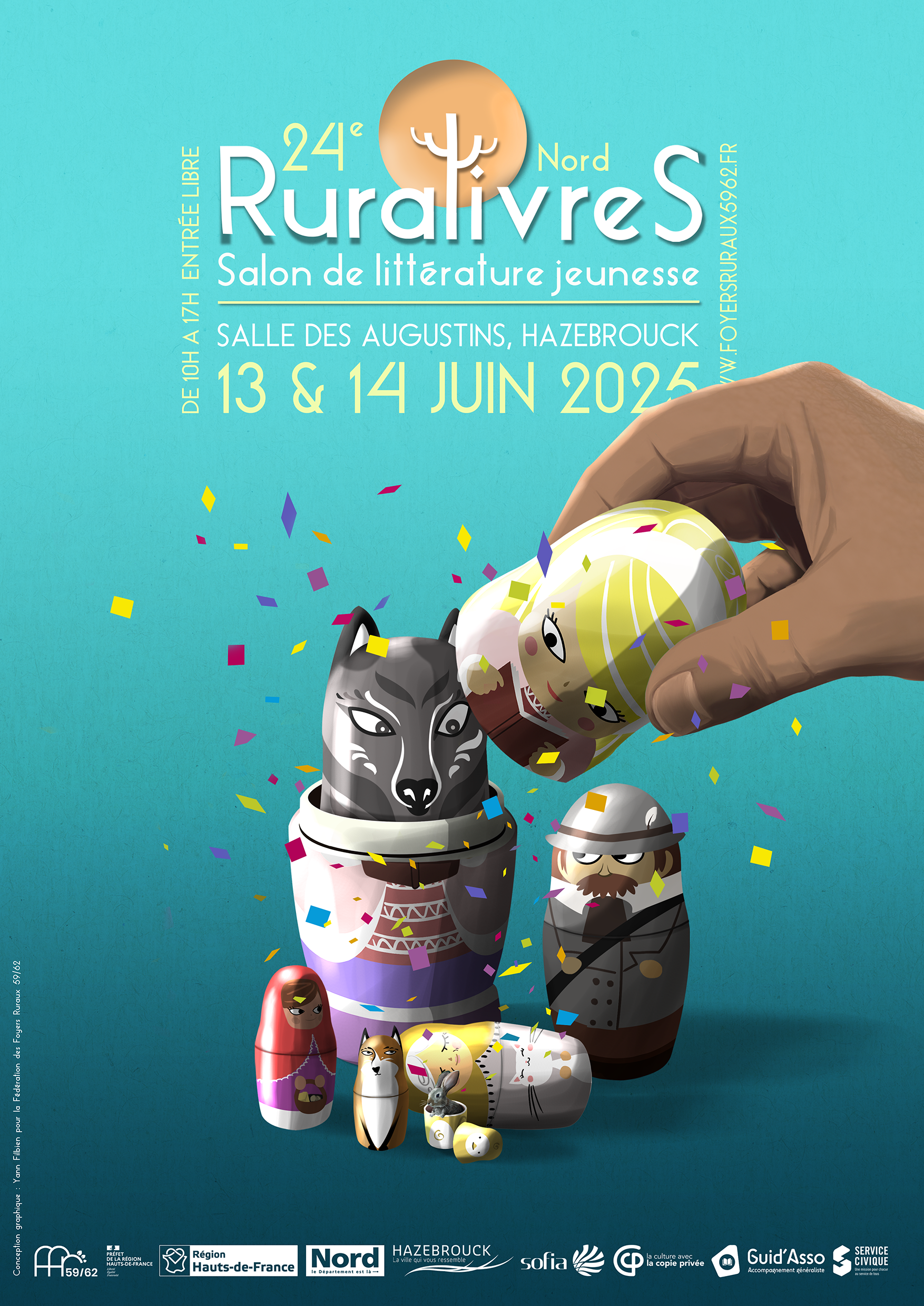 Affiche du salon ruralivres 2023