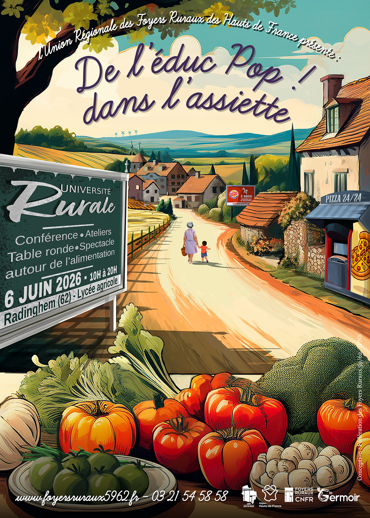 UNIVERSITÉ RURALE « DE L&rsquo;ÉDUC POP ! DANS L&rsquo;ASSIETTE »